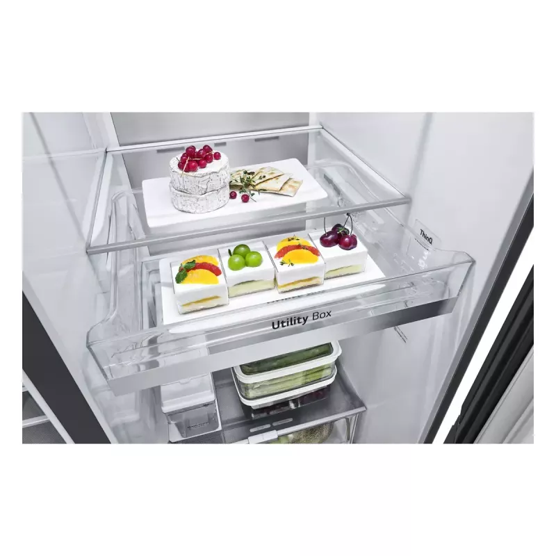 LG InstaView ™ ThinQ™ GSXV91MCAE Frigorífico combi americano 635 L