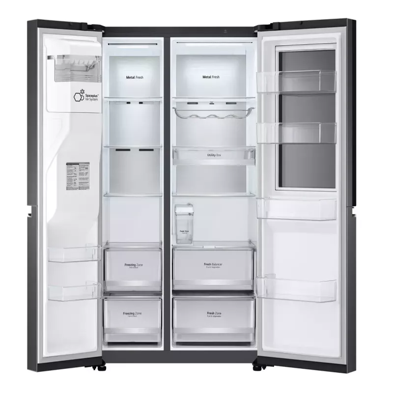 LG InstaView ™ ThinQ™ GSXV91MCAE Frigorífico combi americano 635 L