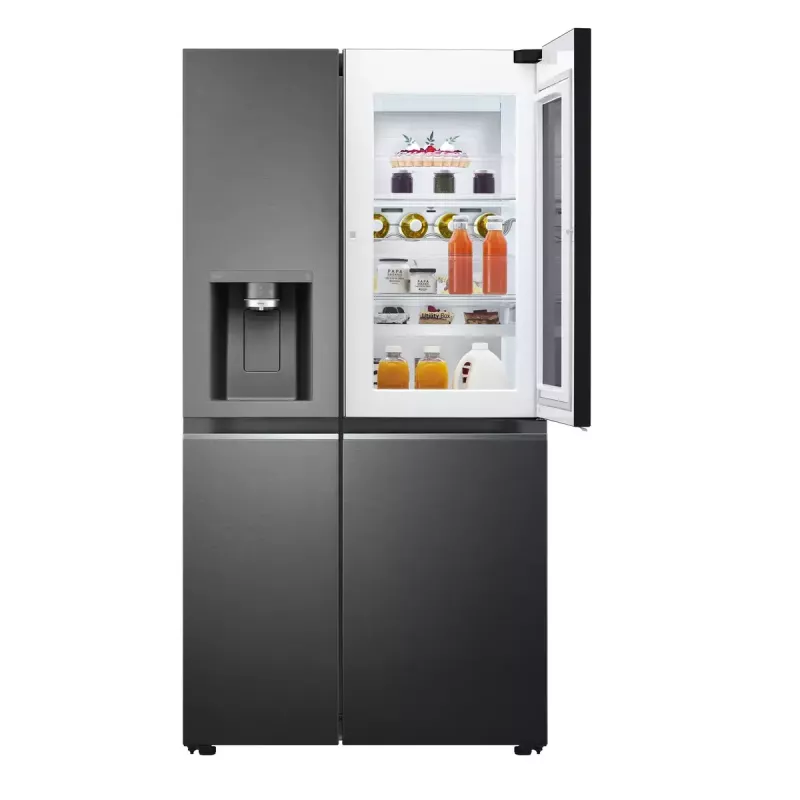 LG InstaView ™ ThinQ™ GSXV91MCAE Frigorífico combi americano 635 L