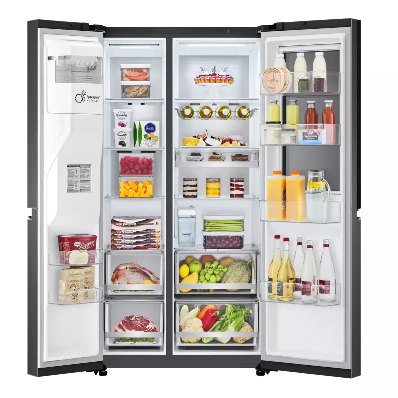 LG InstaView ™ ThinQ™ GSXV91MCAE Frigorífico combi americano 635 L