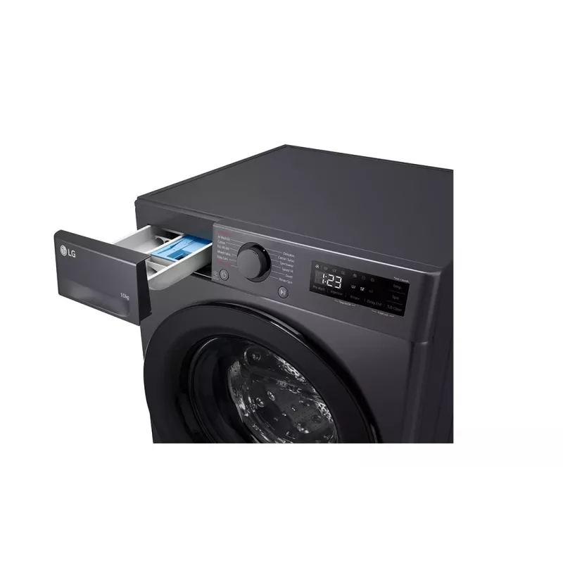 LG F4WR510SBM Lavadora de carga frontal 10 kg 1360 rpm Negro