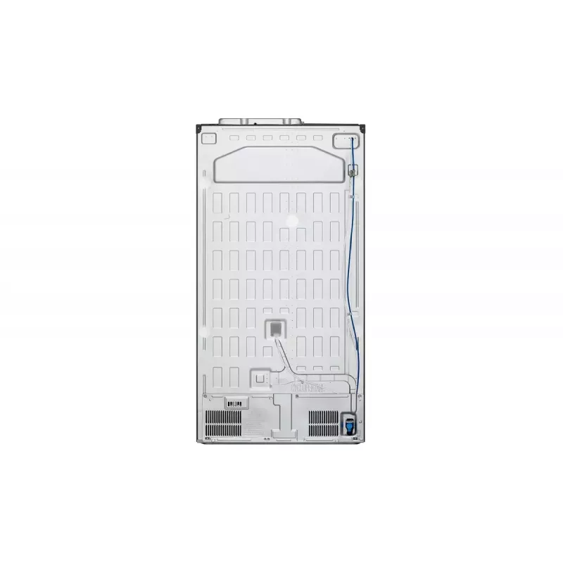LG InstaView GSXV91PZAE Frigorífico side-by-side de libre instalación 635 L Negro, Acero inoxidable