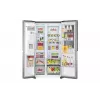 LG InstaView GSXV91PZAE Frigorífico side-by-side de libre instalación 635 L Negro, Acero inoxidable