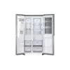LG InstaView GSXV91PZAE Frigorífico side-by-side de libre instalación 635 L Negro, Acero inoxidable