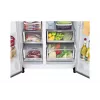 LG InstaView GSXV91PZAE Frigorífico side-by-side de libre instalación 635 L Negro, Acero inoxidable