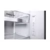 LG InstaView GSXV91PZAE Frigorífico side-by-side de libre instalación 635 L Negro, Acero inoxidable