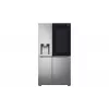 LG InstaView GSXV91PZAE Frigorífico side-by-side de libre instalación 635 L Negro, Acero inoxidable