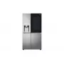 LG InstaView GSXV91PZAE Frigorífico side-by-side de libre instalación 635 L Negro, Acero inoxidable