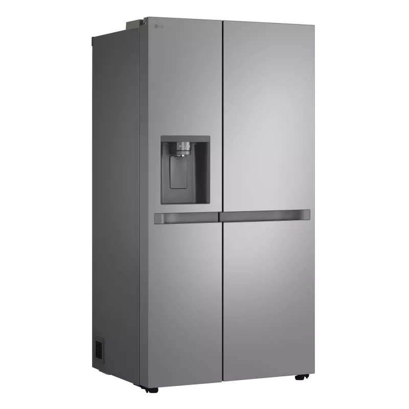 Frigorífico side-by-side LG GSLC41PYPE, 641 L total, frigorífico 420 L / congelador 221 L, libre instalación, plata