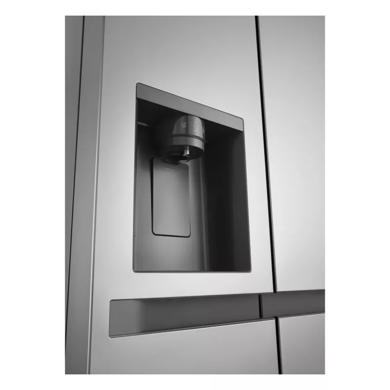 Frigorífico side-by-side LG GSLC41PYPE, 641 L total, frigorífico 420 L / congelador 221 L, libre instalación, plata