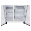 Frigorífico side-by-side LG GSLC41PYPE, 641 L total, frigorífico 420 L / congelador 221 L, libre instalación, plata