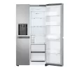 Frigorífico side-by-side LG GSLC41PYPE, 641 L total, frigorífico 420 L / congelador 221 L, libre instalación, plata
