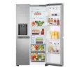 Frigorífico side-by-side LG GSLC41PYPE, 641 L total, frigorífico 420 L / congelador 221 L, libre instalación, plata