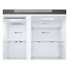 Frigorífico side-by-side LG GSLC41PYPE, 641 L total, frigorífico 420 L / congelador 221 L, libre instalación, plata
