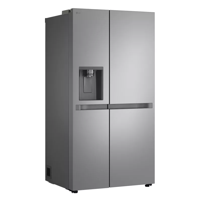 Frigorífico side-by-side LG GSLC41PYPE, 641 L total, frigorífico 420 L / congelador 221 L, libre instalación, plata