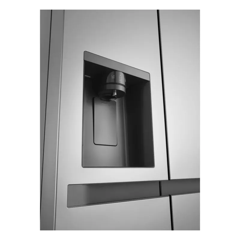 Frigorífico side-by-side LG GSLC41PYPE, 641 L total, frigorífico 420 L / congelador 221 L, libre instalación, plata