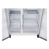 Frigorífico side-by-side LG GSLC41PYPE, 641 L total, frigorífico 420 L / congelador 221 L, libre instalación, plata