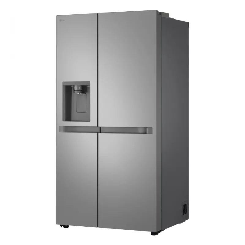 Frigorífico side-by-side LG GSLC41PYPE, 641 L total, frigorífico 420 L / congelador 221 L, libre instalación, plata