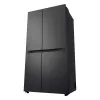 LG GSBC40EPPE Frigorífico side-by-side de libre instalación 664 L E Negro