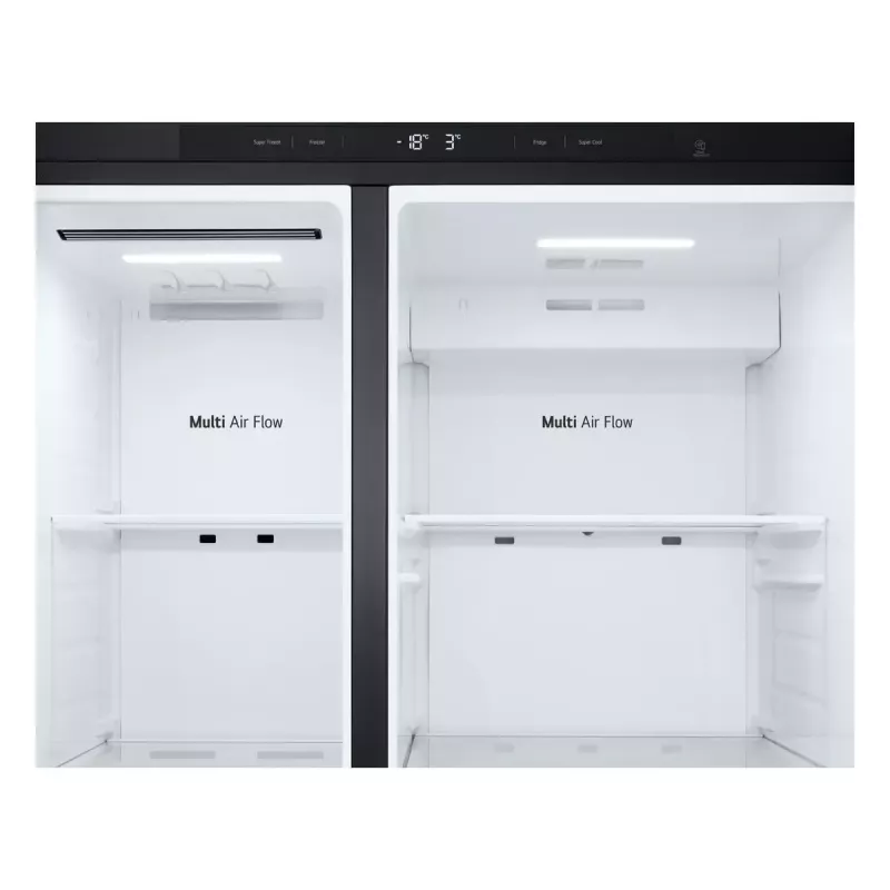 LG GSBC40EPPE Frigorífico side-by-side de libre instalación 664 L E Negro