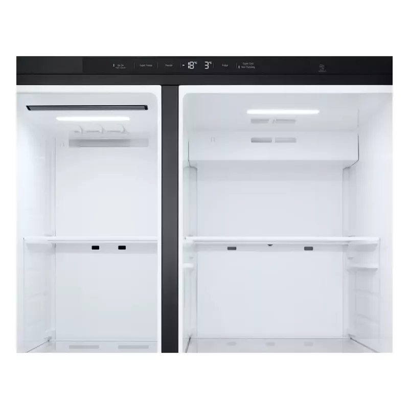 LG GSLC41EPPE Frigorífico side-by-side de libre instalación 641 L Negro