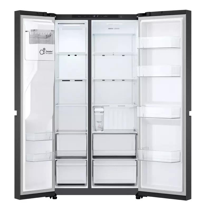 LG GSLC41EPPE Frigorífico side-by-side de libre instalación 641 L Negro