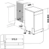 Whirlpool WSFO 3O34 PF De libre instalación 10 cubiertos
