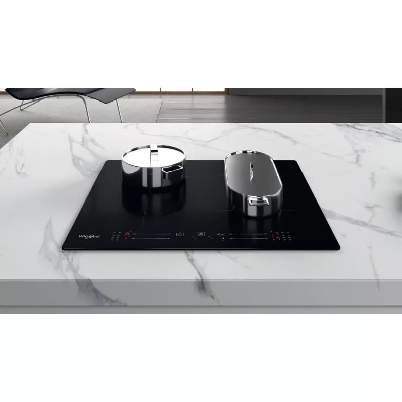 Whirlpool WB S2560 NE Negro Empotrable 59 cm Placa de inducción por zonas 4 zona(s)