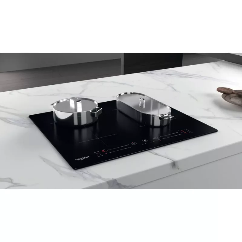 Whirlpool WB S2560 NE Negro Empotrable 59 cm Placa de inducción por zonas 4 zona(s)