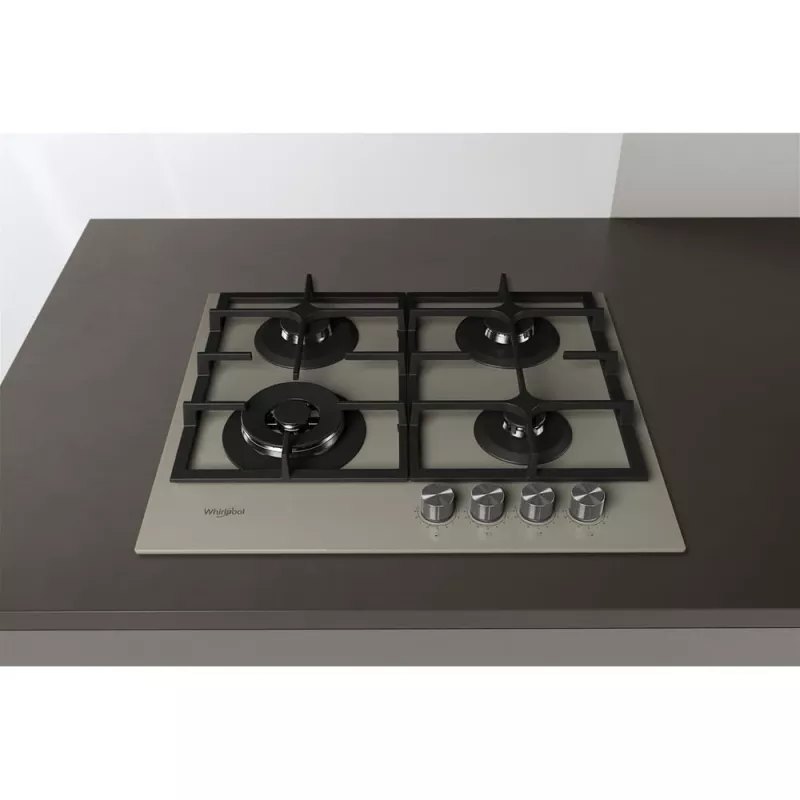 Whirlpool AKTL 629/S Plata Cocina de gas empotrable 4 zona(s)