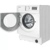Whirlpool BI WMWG 71483E EU N lavadora totalmente integrable, 7 kg, 1400 rpm, clase energética D, blanca