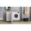 Whirlpool BI WMWG 71483E EU N lavadora totalmente integrable, 7 kg, 1400 rpm, clase energética D, blanca