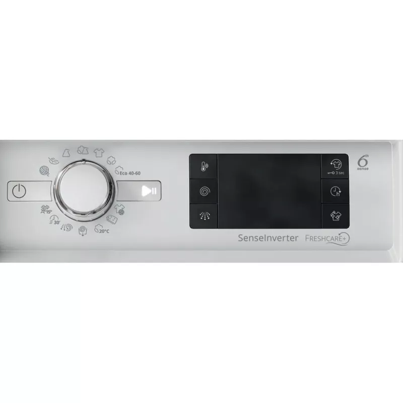 Whirlpool BI WMWG 71483E EU N lavadora totalmente integrable, 7 kg, 1400 rpm, clase energética D, blanca