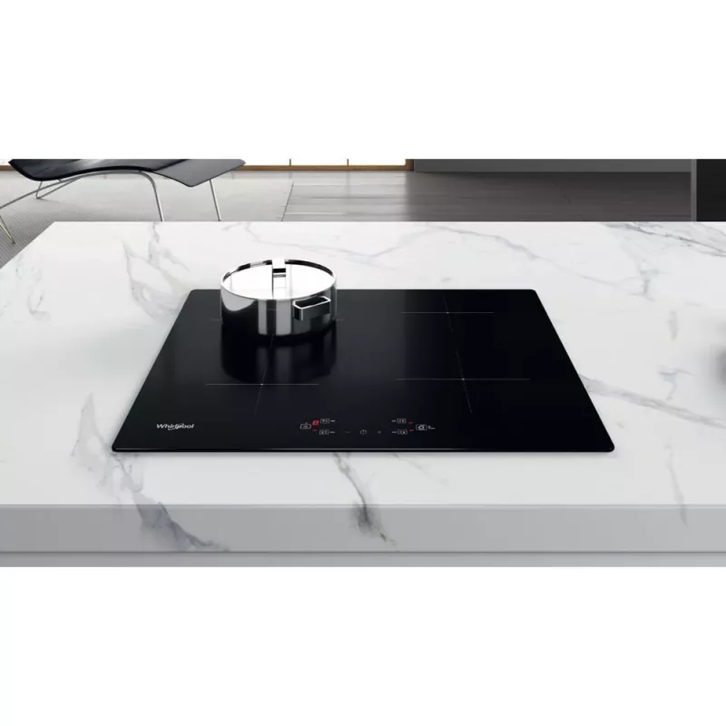 Whirlpool WS Q2160 NE Negro Empotrable 59 cm Placa de inducción por zonas 4 zona(s)