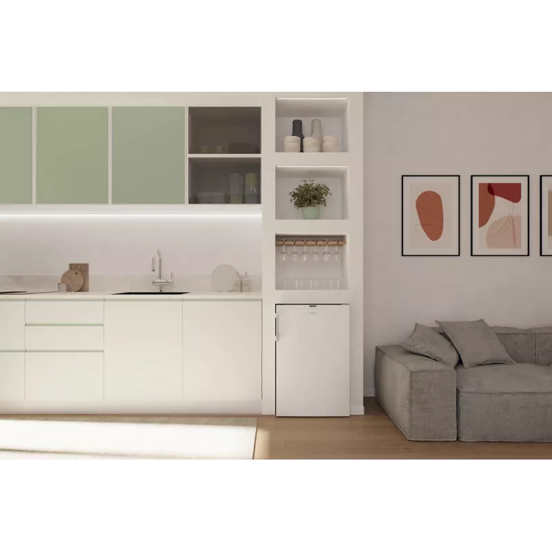 Candy CNUQ2L58EWH Congelador de libre instalación 90 L Blanco