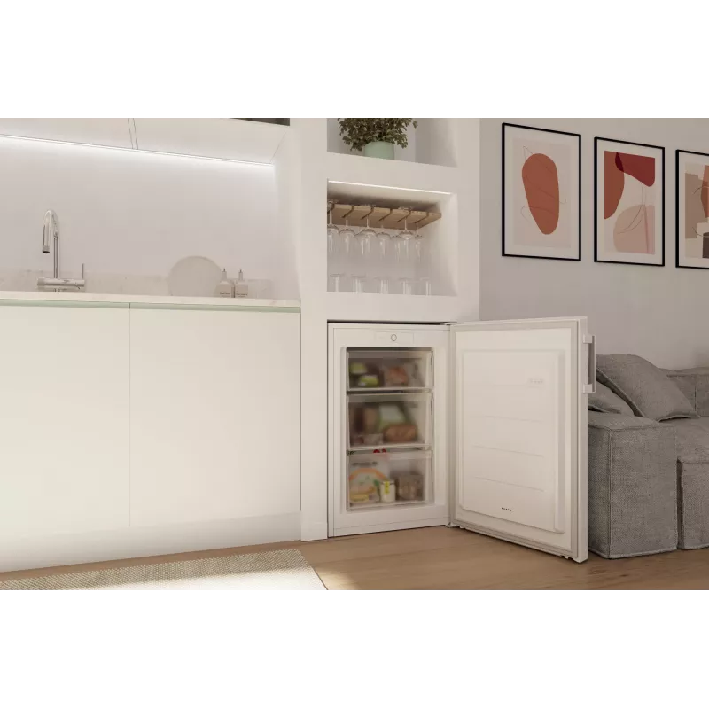 Candy CNUQ2L58EWH Congelador de libre instalación 90 L Blanco