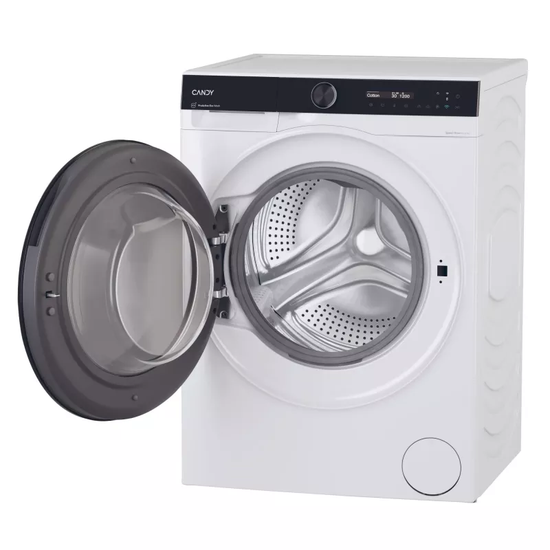 Candy BWS 485SB8-S Lavadora secadora de libre instalación carga frontal Blanco