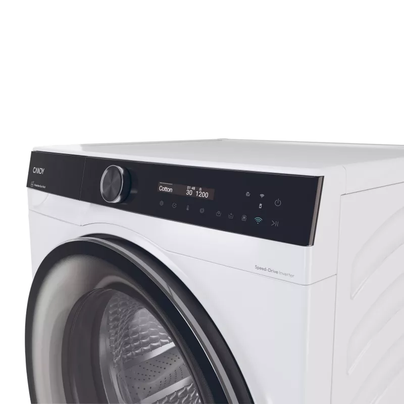 Candy BWS 485SB8-S Lavadora secadora de libre instalación carga frontal Blanco