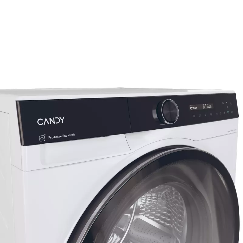 Candy BWS 485SB8-S Lavadora secadora de libre instalación carga frontal Blanco