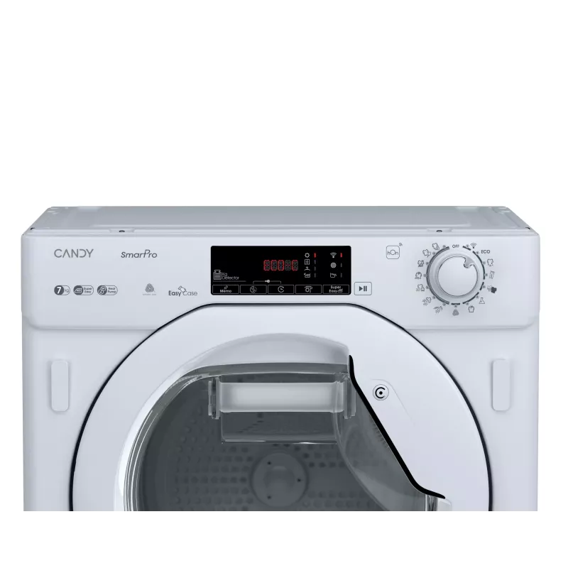 Candy BCTD H7A2TE-S Secadora con bomba de calor empotrable carga frontal 7 kg