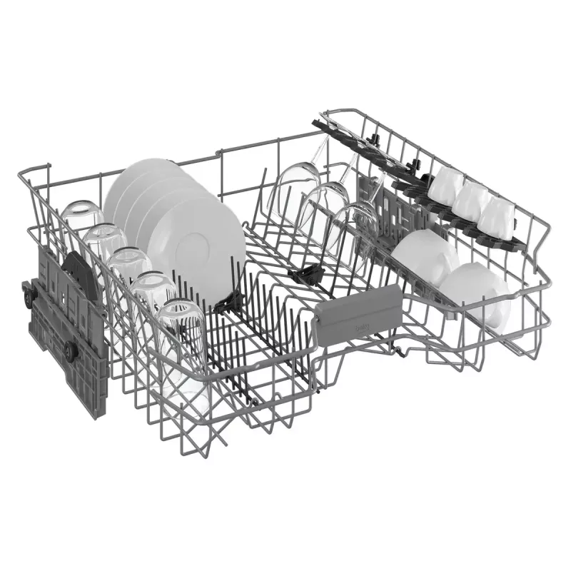 Lavavajillas independiente BEKO BDFN26530X, tamaño completo 60 cm, 15 cubiertos, 44 dB, 6 programas