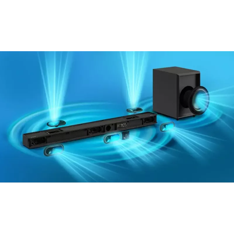 Barra de sonido Hisense AX3120G 3.1.2 canales 360W RMS