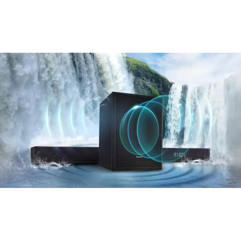 Barra de sonido Hisense AX3120G 3.1.2 canales 360W RMS