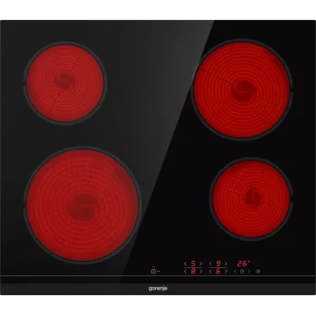 Gorenje ECT641BCSC Placa Negro Integrada 60 cm Placa vitrocerámica 4 zona(s)