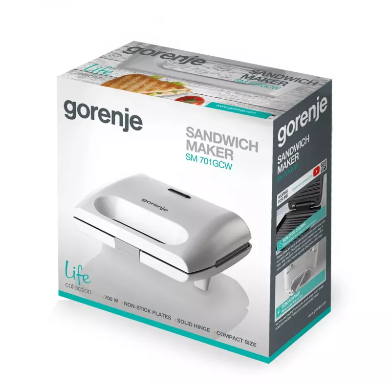 Gorenje SM701GCW Grill de contacto