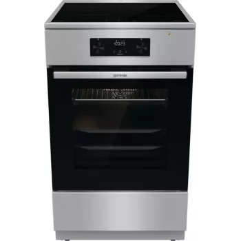 Gorenje 740742 Cocina independiente Cocina eléctrica Inducción por zonas Negro, acero inoxidable