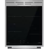 Gorenje GEIT5C61XPG cocina eléctrica independiente con placa de inducción, 4 zonas, horno de 70 l, limpieza catalítica, 50 cm, acero inoxidable