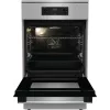 Gorenje GEIT5C61XPG cocina eléctrica independiente con placa de inducción, 4 zonas, horno de 70 l, limpieza catalítica, 50 cm, acero inoxidable