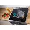 Gorenje GEIT5C61XPG cocina eléctrica independiente con placa de inducción, 4 zonas, horno de 70 l, limpieza catalítica, 50 cm, acero inoxidable