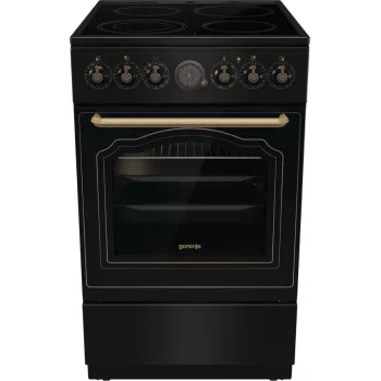 Gorenje GECS5B70CLB Cocina independiente con placa vitrocerámica eléctrica negra